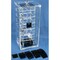 Revolving Rotating Earring Display Case & 100 Black Cards